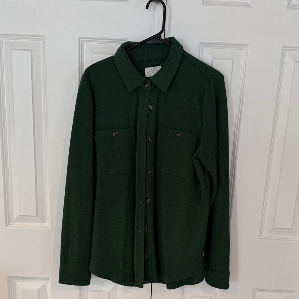 Thread & Supply Forest Green Shirt Jacket
